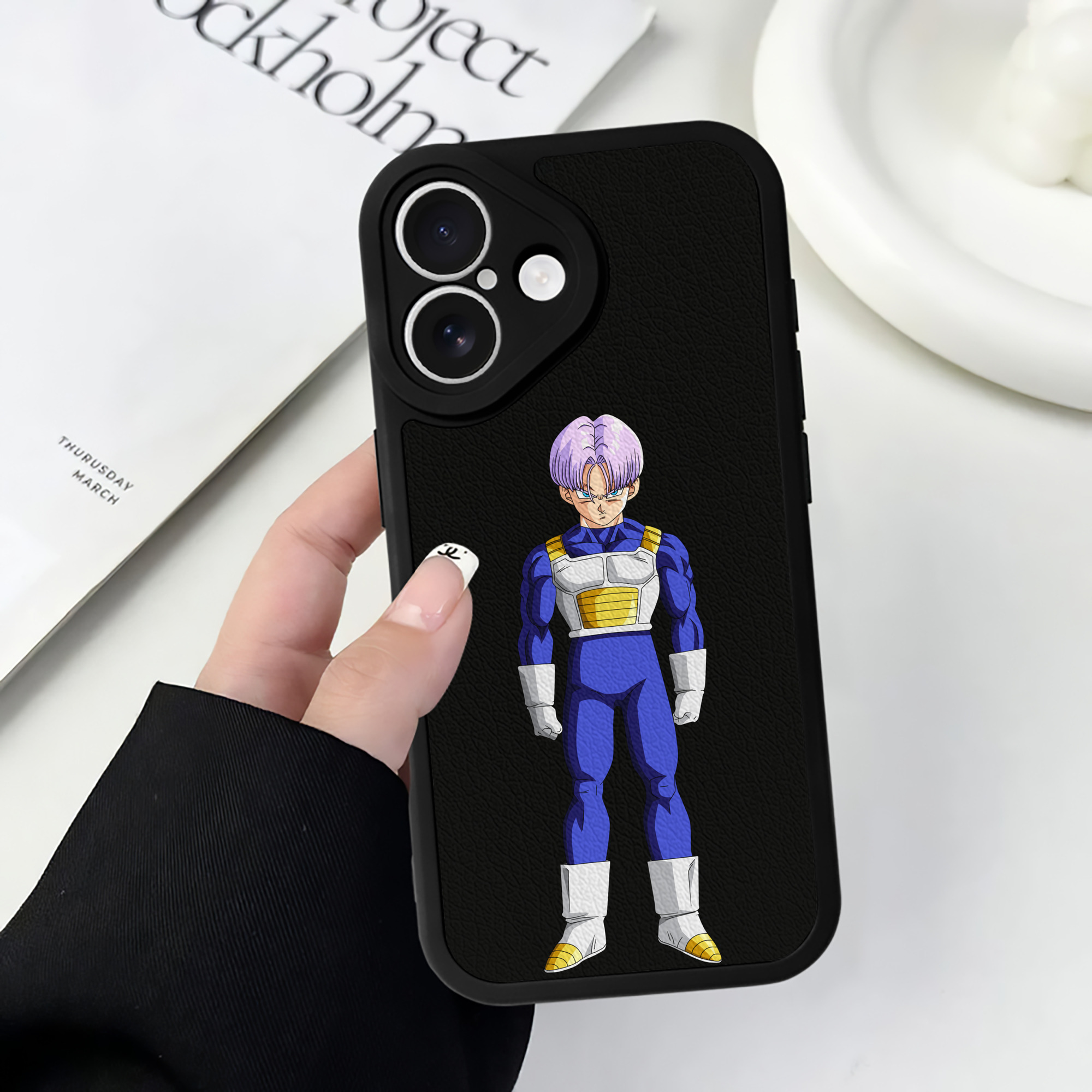 （画像用） ドラゴンボール DRAGON BALL 【iPhone 16シリーズ対応】シリコンスマホケース（レザー調） 材質：シリコン